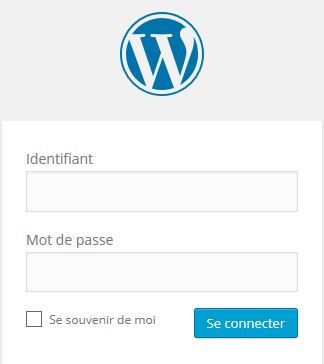 Se connecter à Wordpress_fr